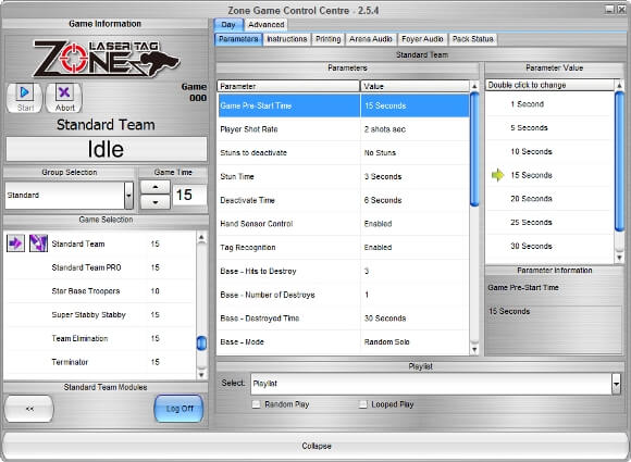 Laser Tag Manufacturer, ControlCentre