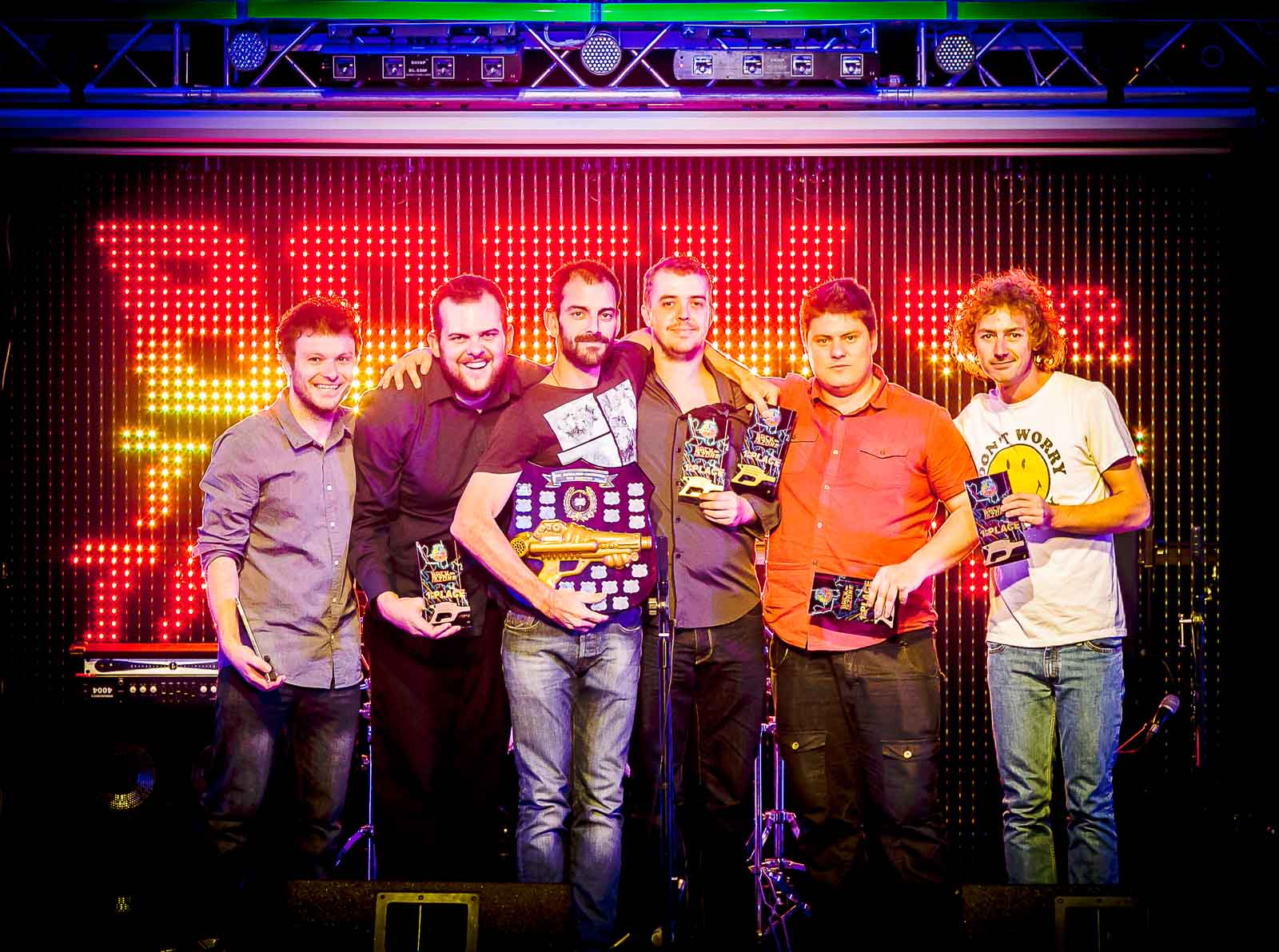 Brisbane Maroons winning the 2015 Australasian Zone Laser Tag Championships - Photo courtesy of Doc Baldwin
